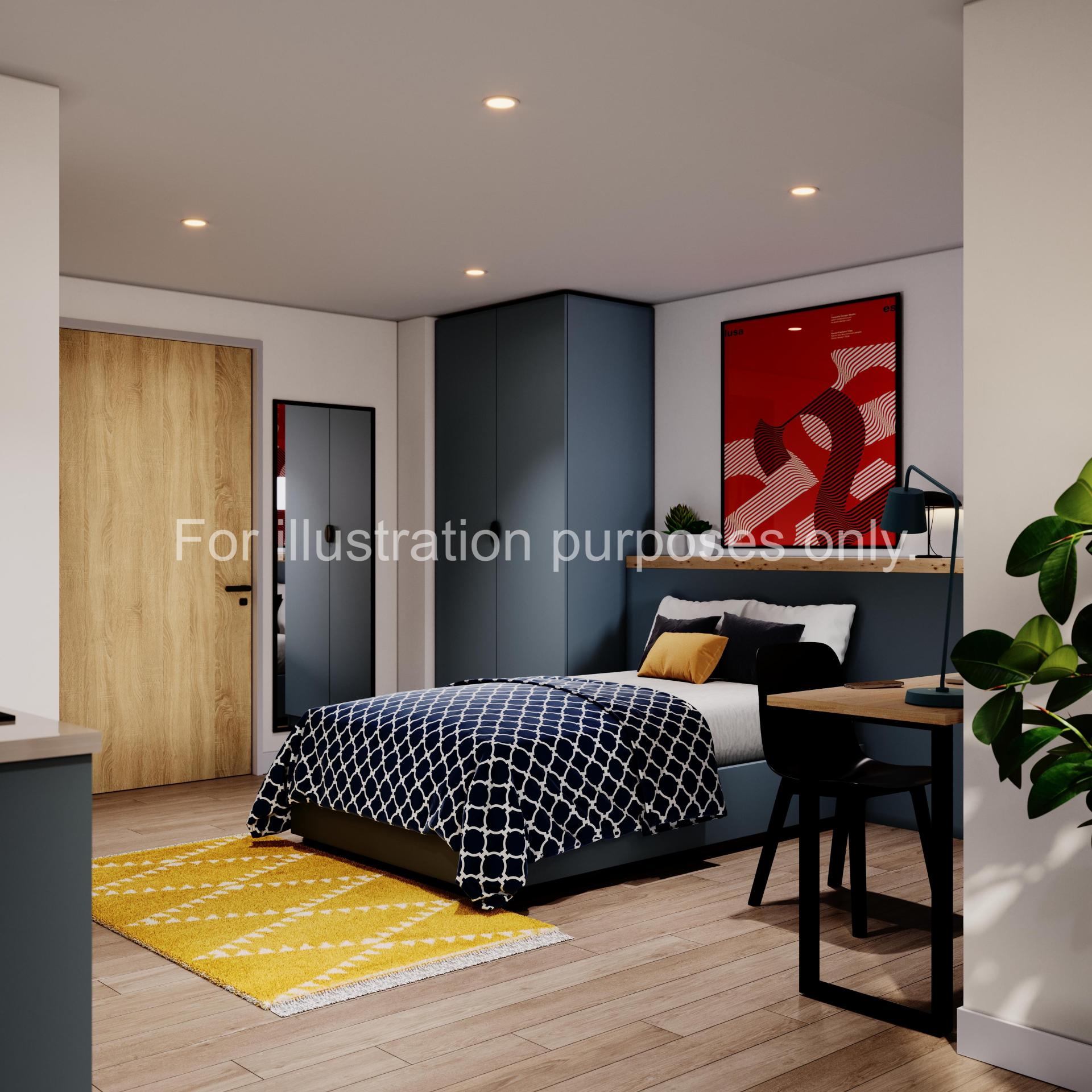 Silver Studio With Balcony